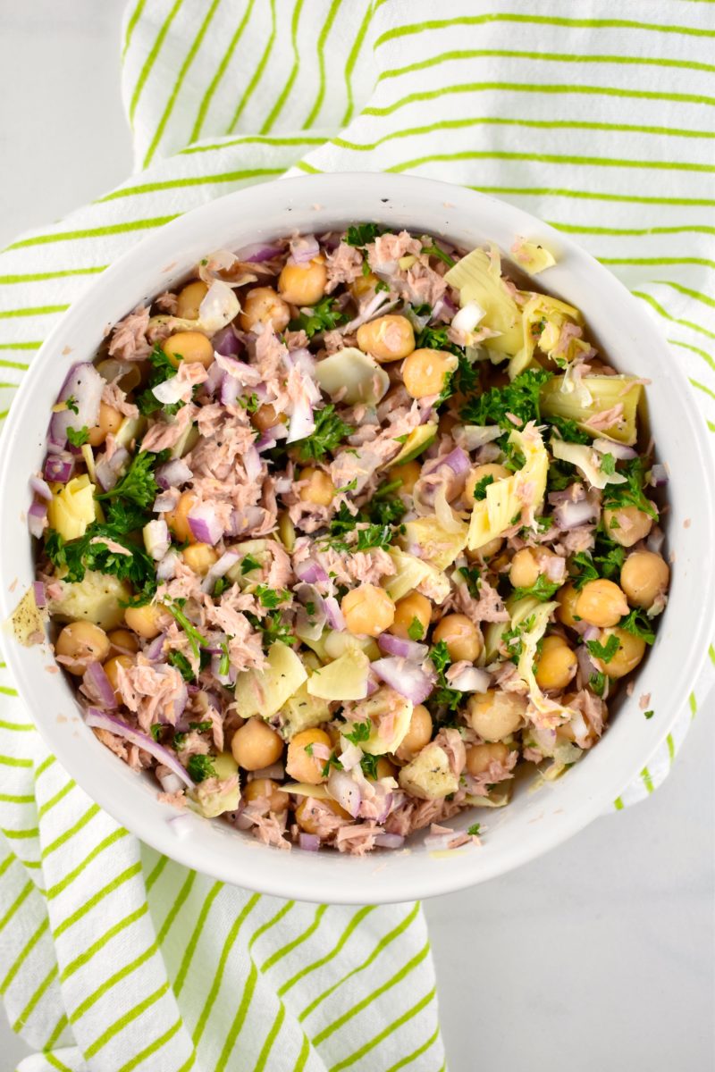 Tuna And Garbanzo Bean Salad Recipe LaaLoosh