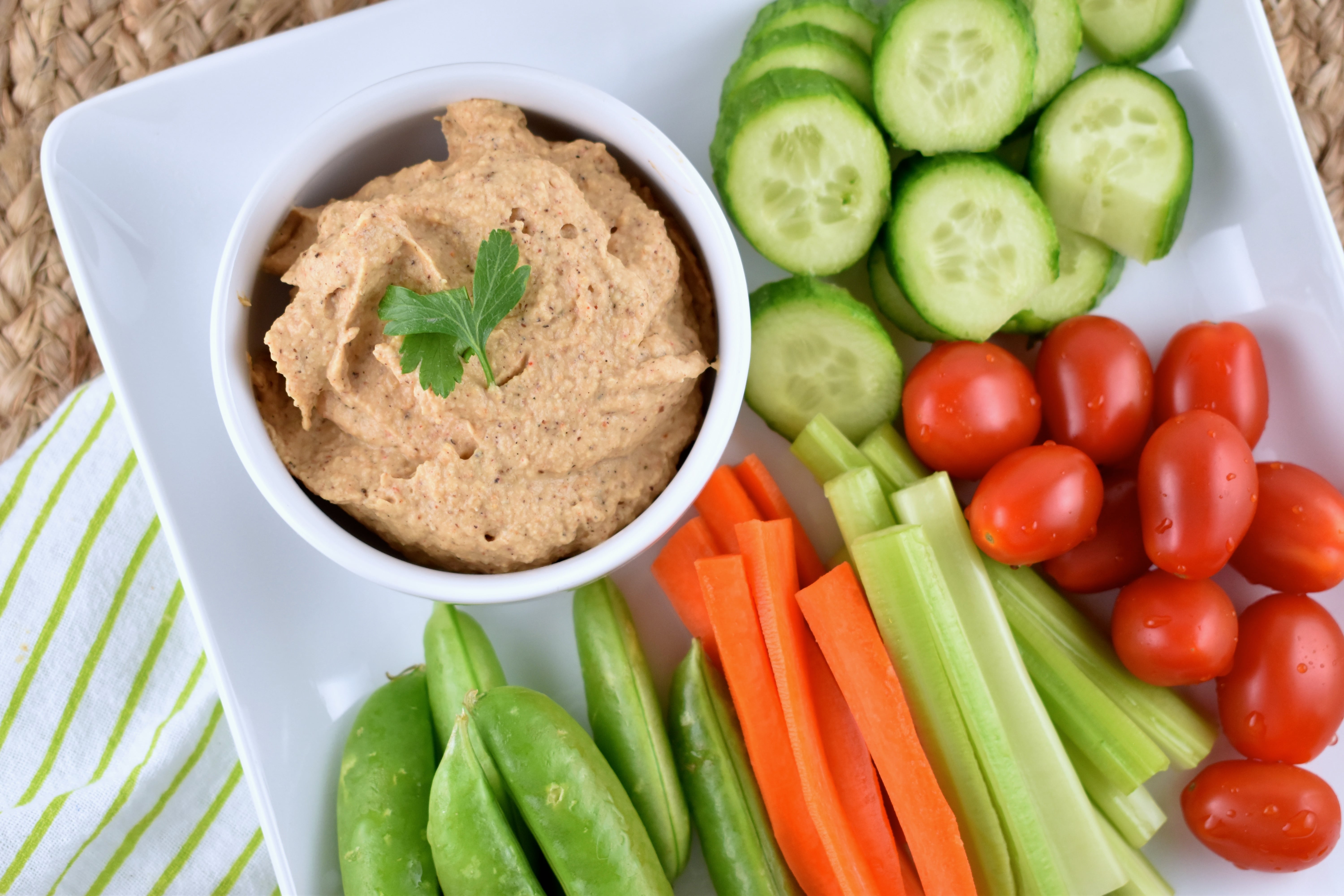 Roasted Cauliflower Hummus Recipe LaaLoosh
