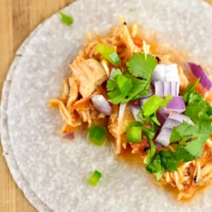 Jicama Tortilla Chicken Tacos