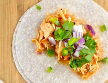 Jicama Tortilla Chicken Tacos