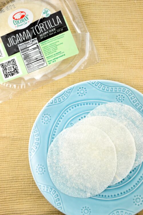 Jicama Tortilla Chicken Tacos Recipe LaaLoosh