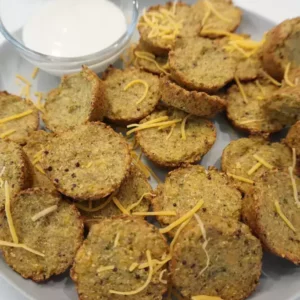 broccoli cheddar quinoa bites