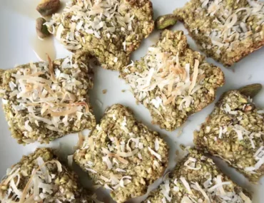 pistachio snack squares