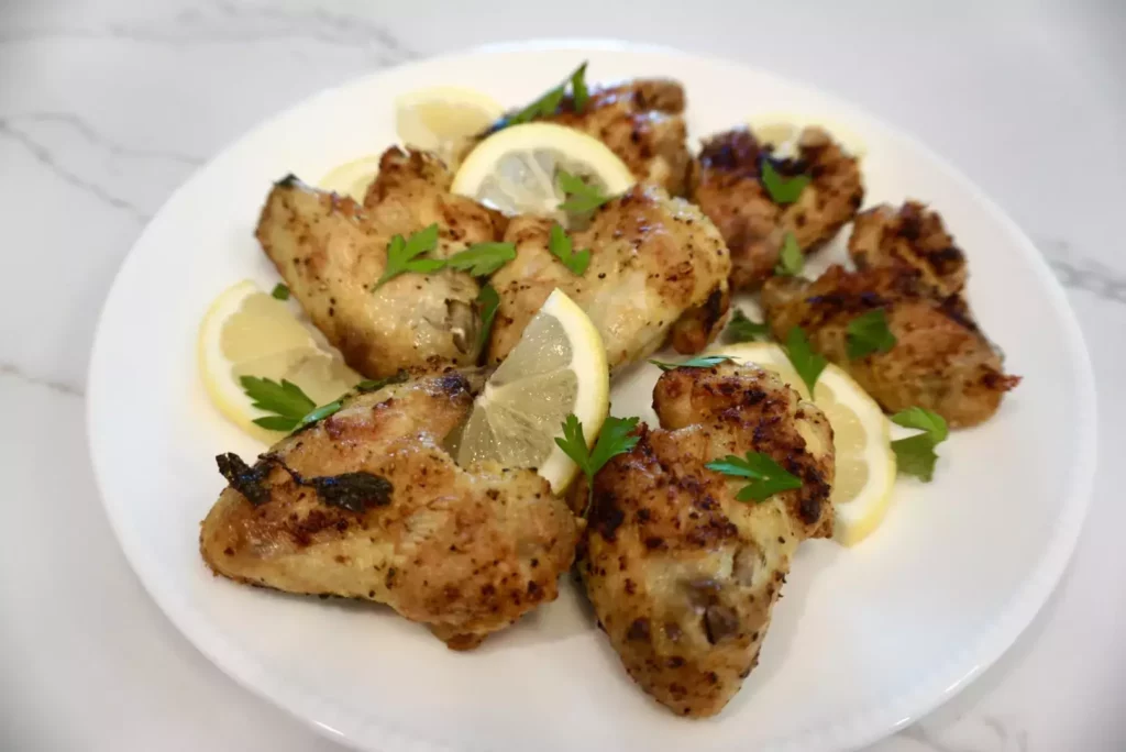 Air-Fryer Lemon Pepper Chicken Wings Recipe