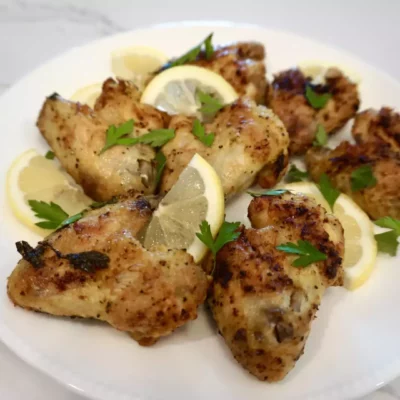 Air-Fryer Lemon Pepper Chicken Wings Recipe