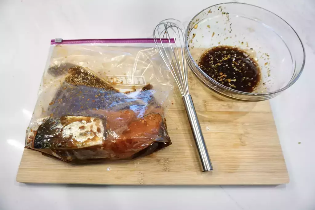 air fryer teriyaki salmon