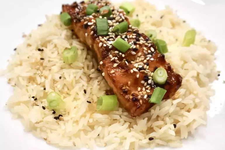 air fryer teriyaki salmon