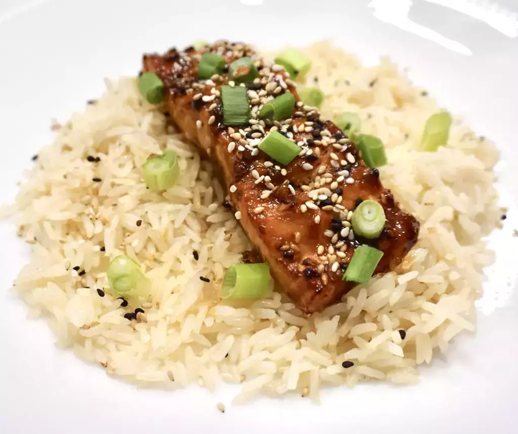 air fryer teriyaki salmon