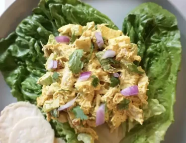 low-fat curry chicken salad