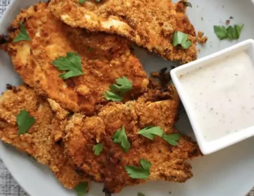 Air Fryer Buffalo Chicken Breast Recipe Plated