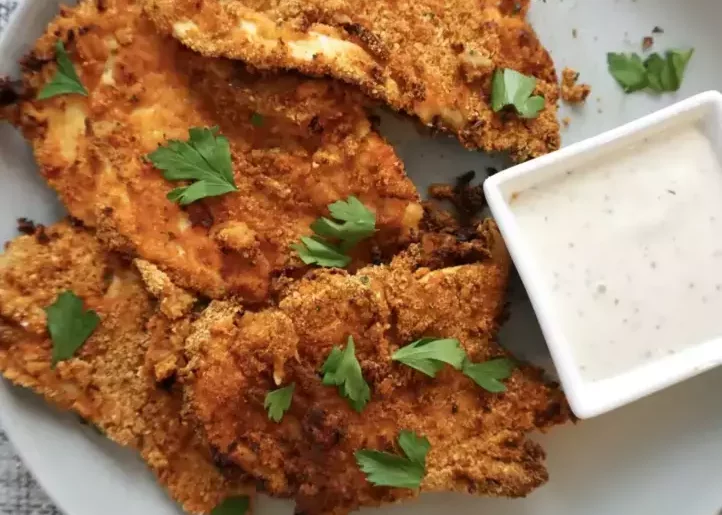 Air Fryer Buffalo Chicken Breast Recipe Plated