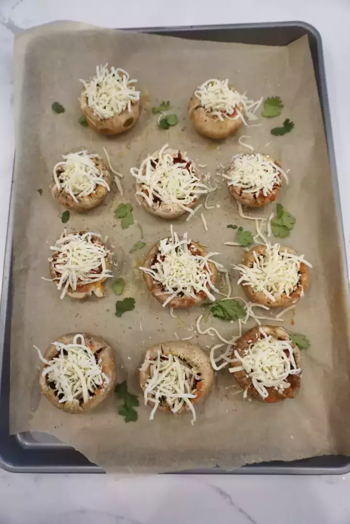 Pizza Stuffed Mushrooms Recipe