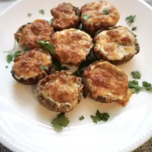 Pizza Stuffed Mushrooms Recipe