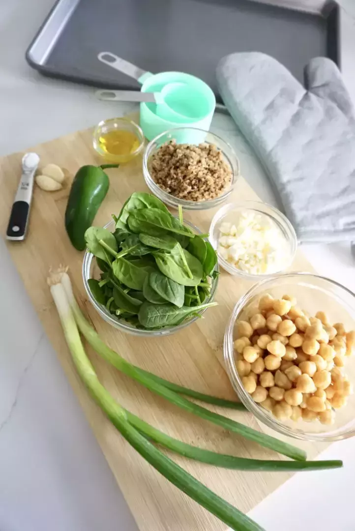 Spinach, Chickpea, and Quinoa Patties Recipe