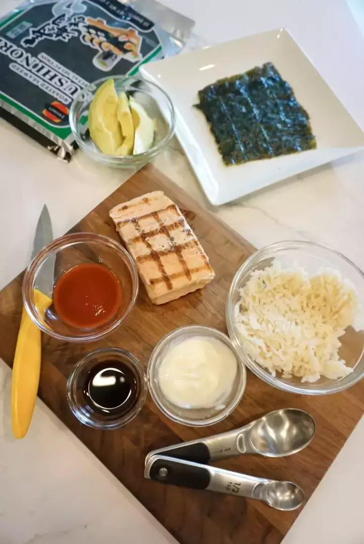 Viral TikTok Salmon and Rice Bowl