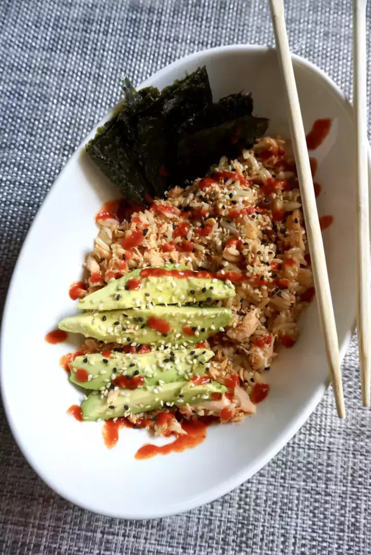 Viral TikTok Salmon and Rice Bowl